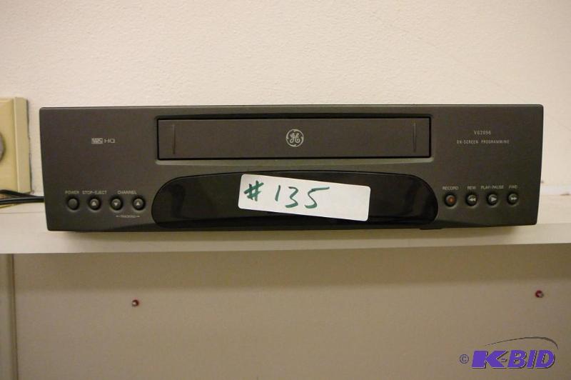 lot 135 image: VHS HQ tape player...