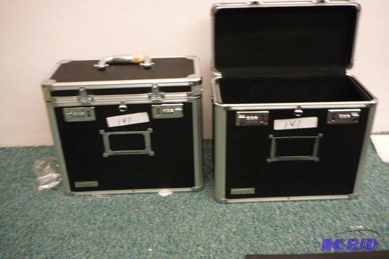 lot 141 image: 2 Vaultz&nbspfile boxes with locks  ...