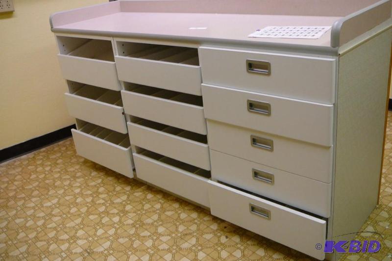 lot 16 image: 12 drawer storage unit 72-12&quotL x 24&quo...