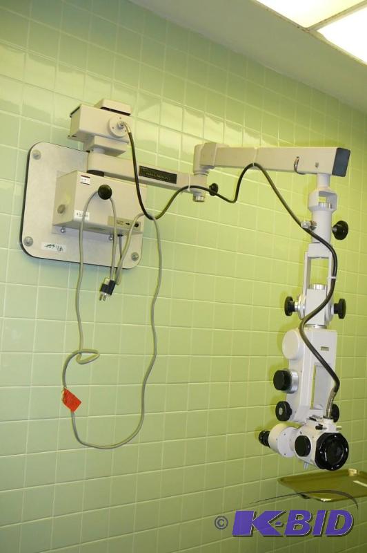 lot 161 image: Storz microscope wall mount unit Must remove ...