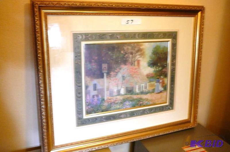 lot 59 image: Print by Ray Burdzinski 24&quotH x 29-12&qu...