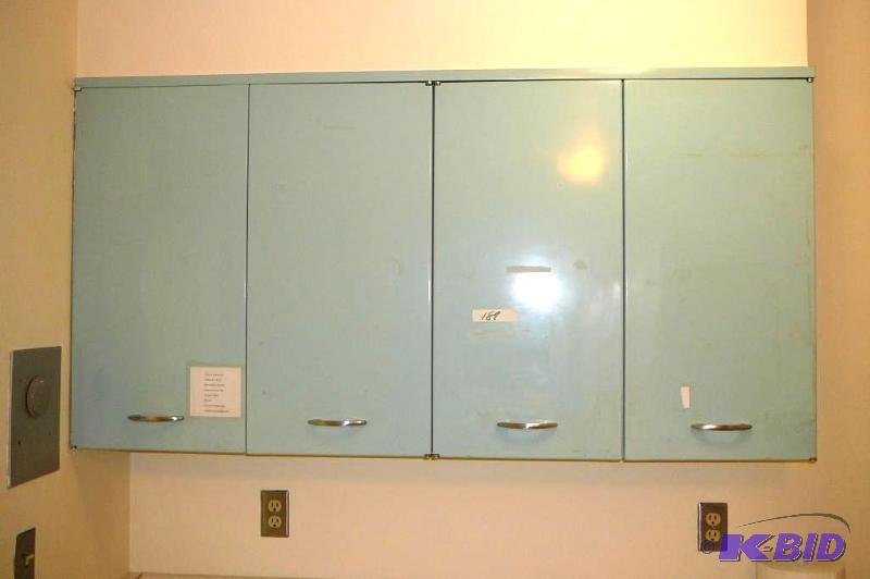 lot 187 image: 2 metal upper cabinets  60&quotW x 31&q...