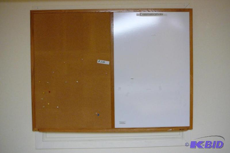 lot 208 image: Dry&nbsperaser board peg board 48&quotW x ...