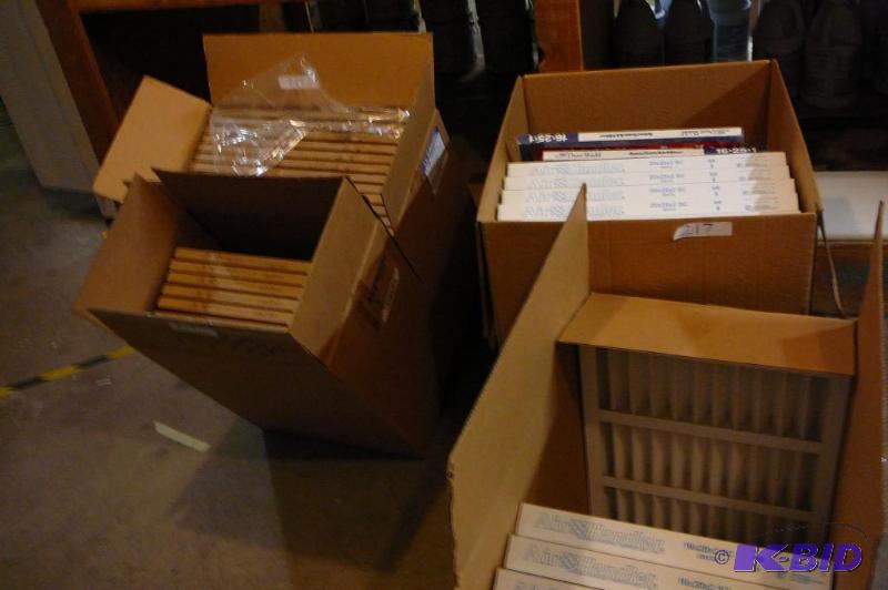 lot 217 image: Large lot of air filters Air handler 16x20x2 ...