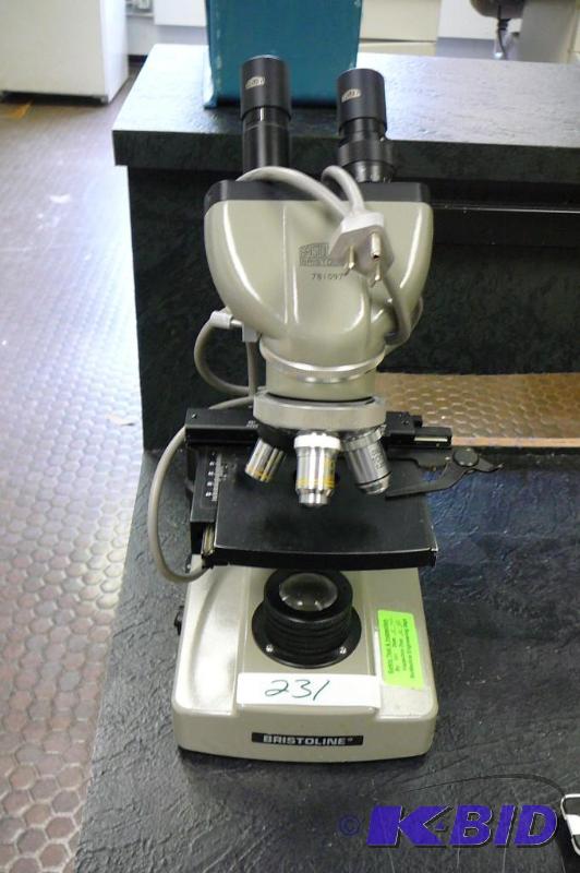 lot 231 image: Bristolscope&nbspBristoline&nbspmicroscope ...