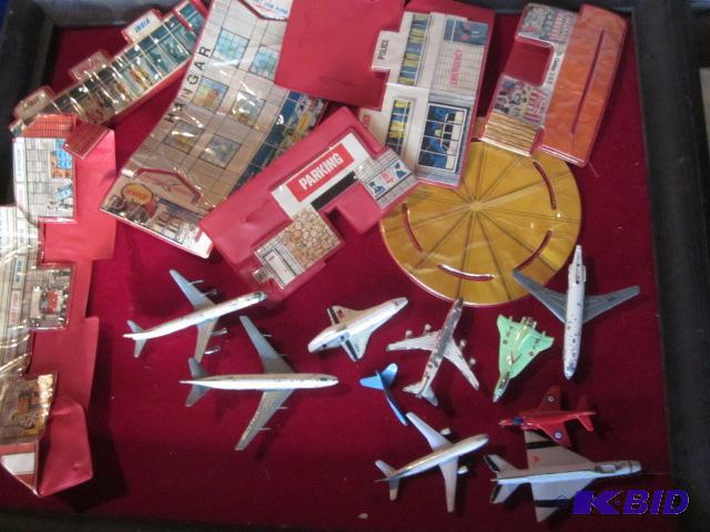 lot 115 image: Vintage Matchbox Air Cargo Terminal with meta...