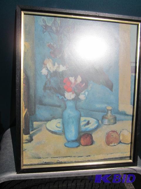 lot 126 image: 17 inch x 21 inch original vintage lithograph...