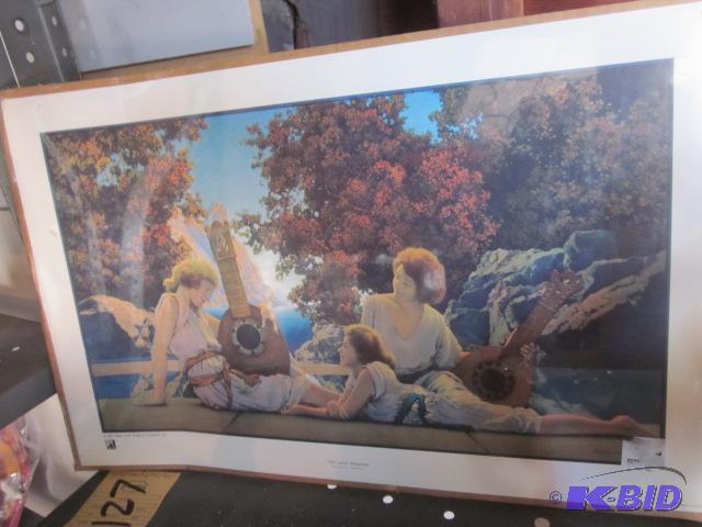 lot 127 image: 21 inches x 14 inches unframed 1981 Maxfield ...