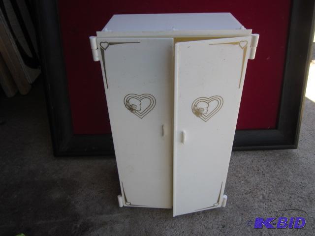 lot 139 image: Vintage Barbie miniature Barbie size armoire ...