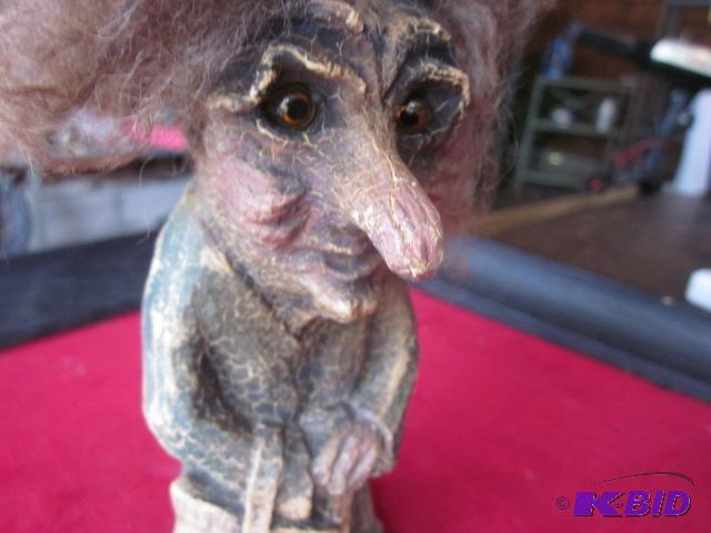 lot 16 image: Norwegian Nyform Troll, 6 inch, vintage, and ...