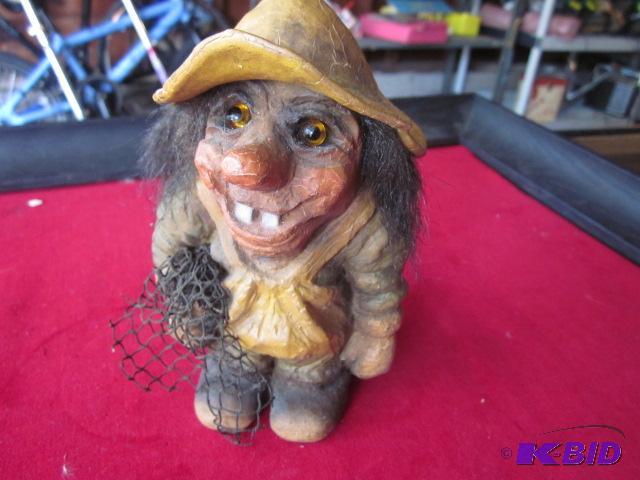 lot 17 image: Norwegian Nyform Troll, 6 inches, vintage, an...