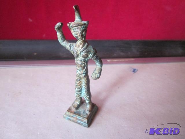 lot 29 image: 4 inch cast Japanese figure. ...