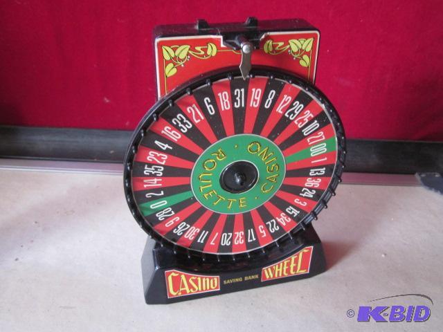 lot 34 image: Casino Wheel Saving Bank. ...