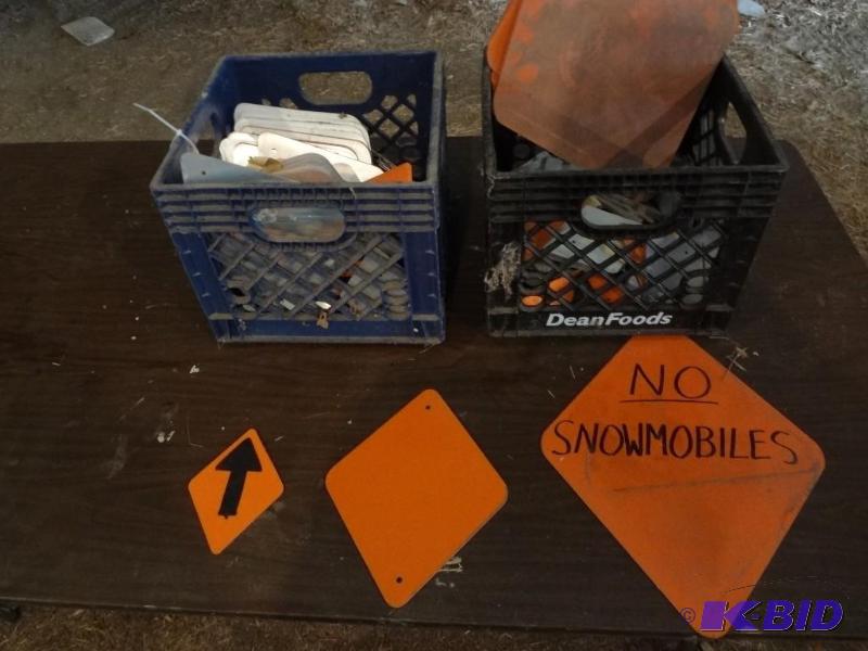 Large lot of Marker Signs