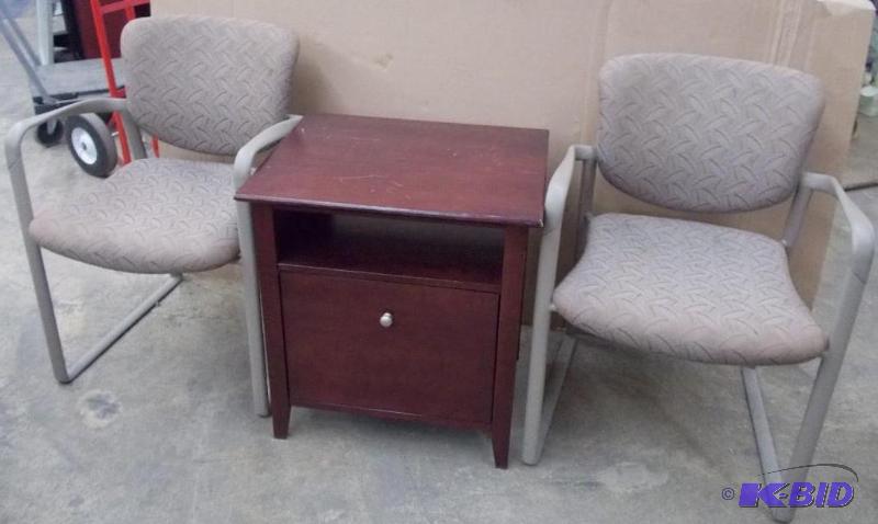 Filing Cabinet and Chairs