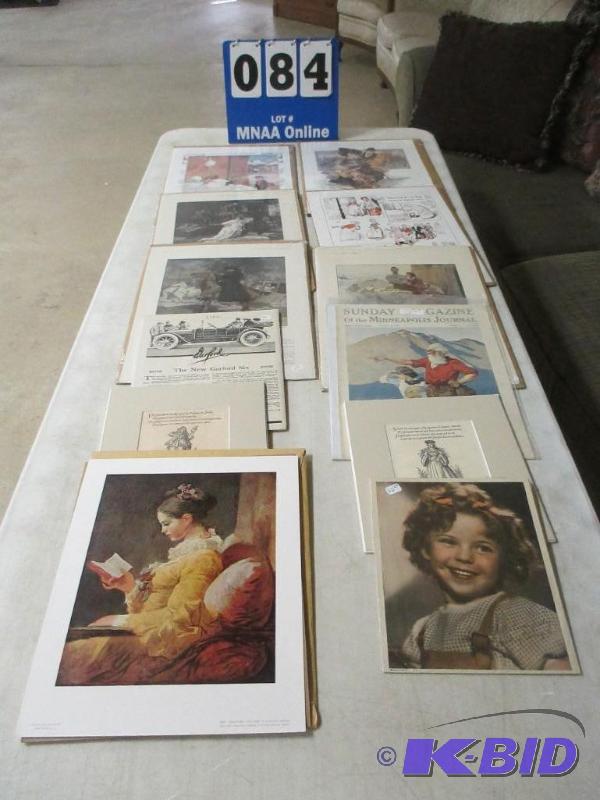 lot 00084 image: 11 Prints and Magazine Ads - Shirley Temple