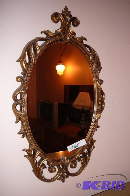 Oval mirror 28&quotT x 16-12&quotW &nbsp...