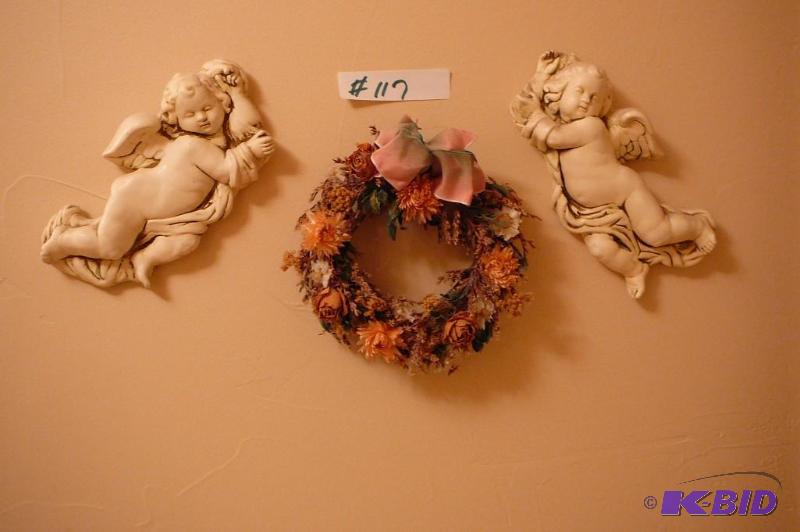 2 angles and 1 floral wreath&nbspwall&nbspd...