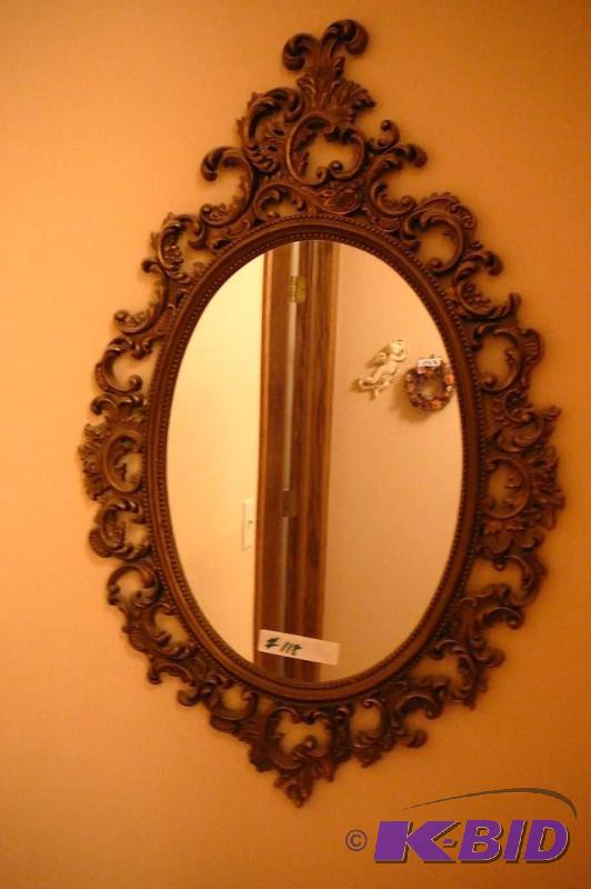 Oval mirror&nbsp 33&quotT x 21-12&quotW&n...