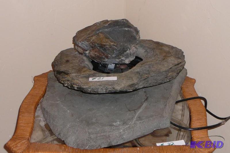 3 piece electric stone water fountain Works...