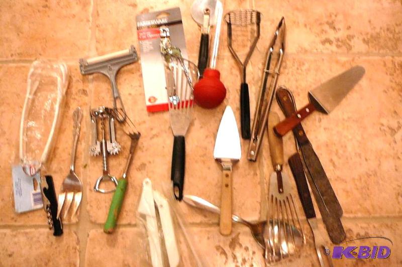 Lot of kitchen &nbsputensils cheese cutters,...