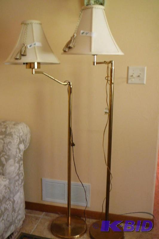 Pair of free standing lamps...