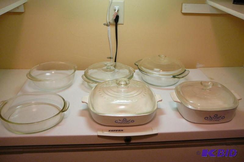 Large lot of pyrex, anchor&nbspand corning c...