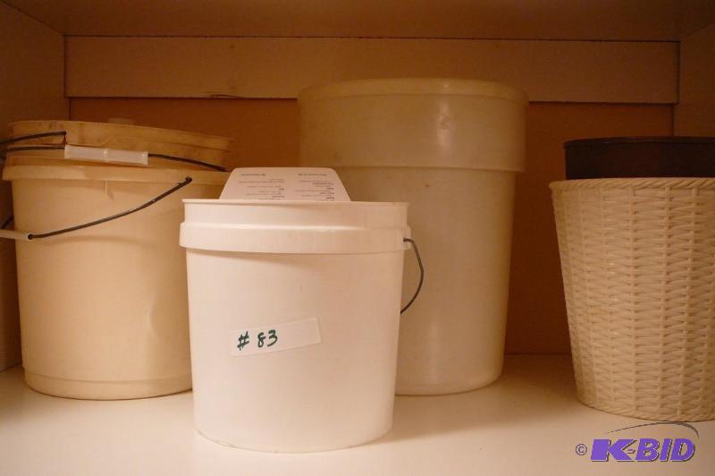 Miscellaneous buckets &nbsp...