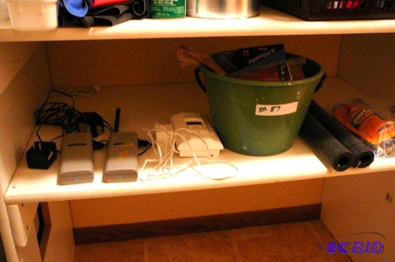Lot of miscellaneous hardware, glue, carbon m...