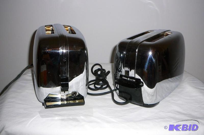 lot 202 image: 2 general electric stainless steel 2 slice to...