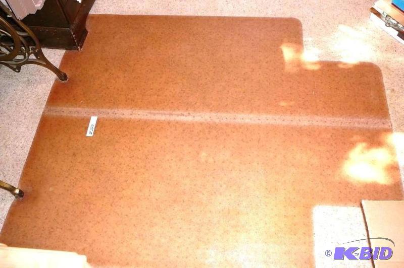 lot 228 image: plastic chair mat...