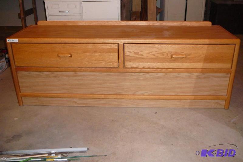 lot 236 image: Solid comfort inc 2 &nbspdrawer wooden stora...