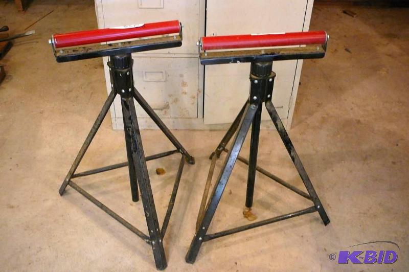 lot 259 image: Pair of roller stands  ...