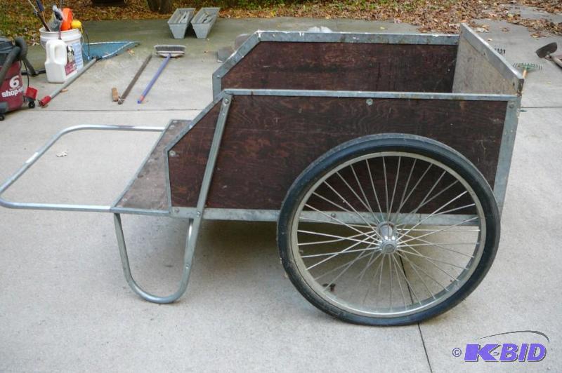 lot 275 image: Lawn cart 32&quotW x 67&quotL x 30&quotT...