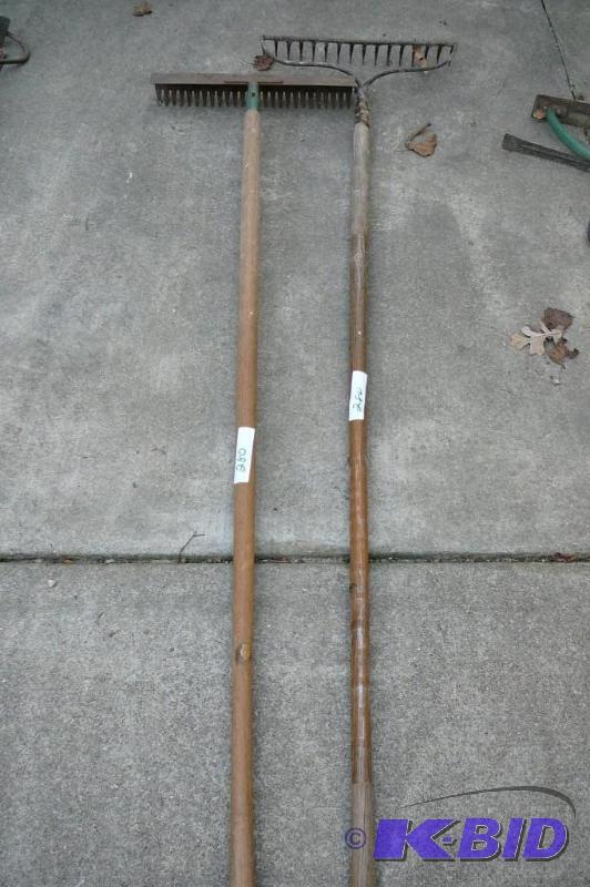 lot 280 image: 2 dirt rakes ...