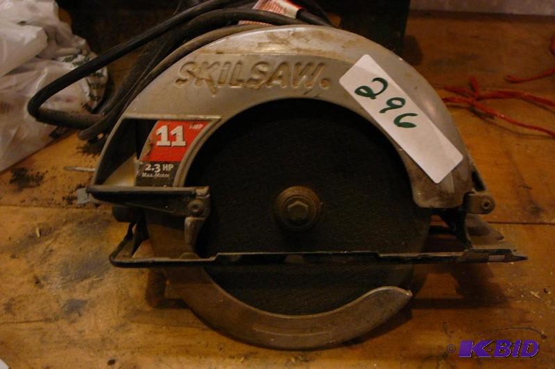 lot 296 image: Skillsaw&nbsp2.3HP ...