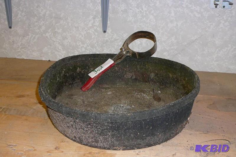lot 342 image: oil pan and filter wrench ...