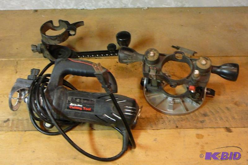 lot 345 image: All-in-one cutting tool with attachments ...