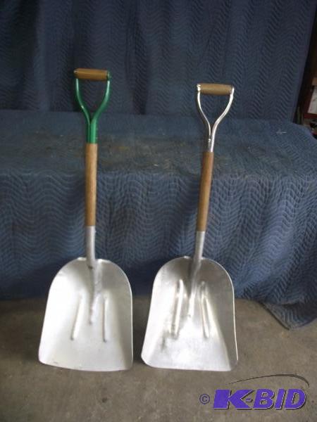 (2) Metal Scoop Shovels...