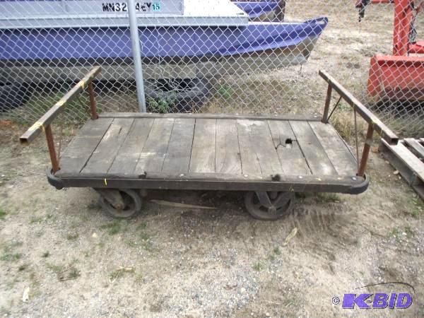 Large Cart With Solid Wheels   Measures 35&qu...