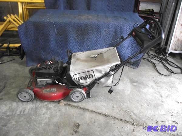 6 HP Toro Self Propelled Lawn Mower   Electri...
