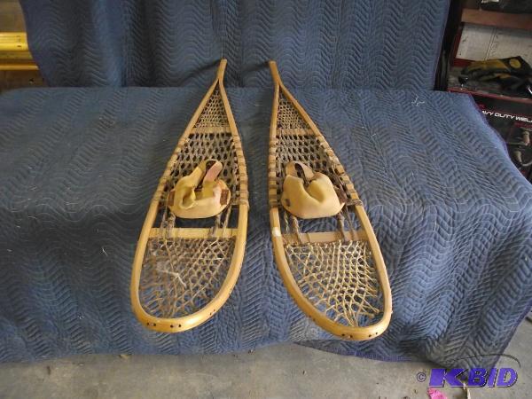 Wooden Snow Shoes   Appear to be in good shap...