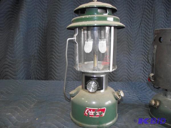 (1) Coleman Lantern and (1) Small Coleman Hea...