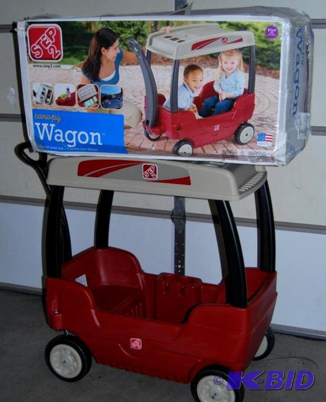 Step 2 Canopy Wagon, 2 contoured seats, large...