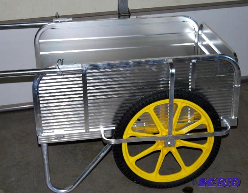 All Terrain Aluminum Folding Cart, 220 lb cap...
