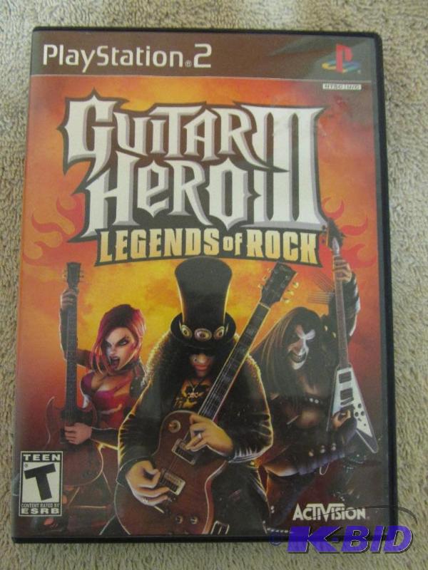 lot 106 image: Playstation 2 Guitar Hero III