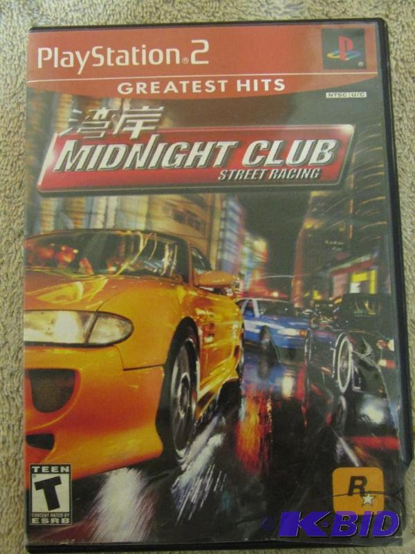 lot 118 image: Playstation 2 The Midnight Club Street Racing