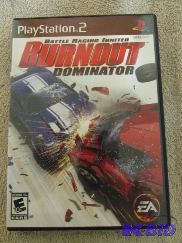 lot 119 image: Playstation 2 Burnout Battle Racing Ignited Dominator