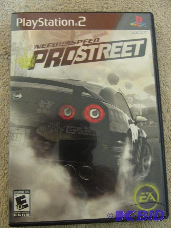lot 122 image: Playstation 2 Pro-street Need for Speed