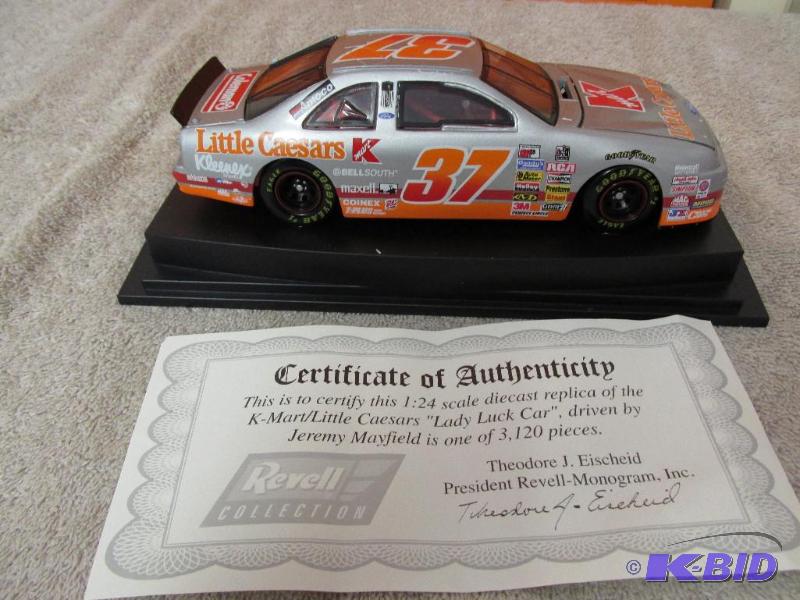 lot 13 image: Jeremy Mayfield, 124, Revell, #37, 1996 Little Caesars